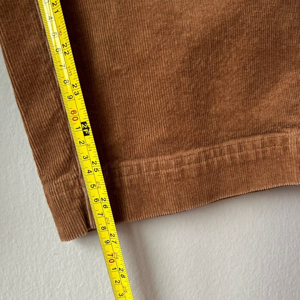 Everlane Corduroy Wide Leg Pants Women 0 High Rise Brown Organic Cotton - Picture 10 of 11